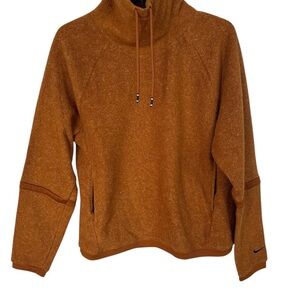 NIKE Therma Cowl Neck Sweater Pullover Cedar